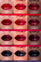 Makeup A Murder, INC KISS of DEATH Bloody Lip Stains lipgloss with a deep, bloody red shade and glossy finish.