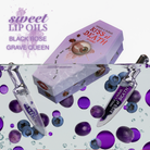 Makeup A Murder, INC KISS of DEATH Bloody Lip Oils lipgloss with a deep red, glossy finish and blood-inspired design.