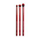 Set of three Bad Blood Sketch Artist Brushes by Makeup A Murder, INC, with black handles and synthetic bristles for makeup artistry.