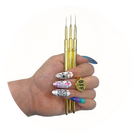 Makeup A Murder, INC Sketch Artist Brush with a 12mm pointed tip for precise makeup application and detailed artistry.