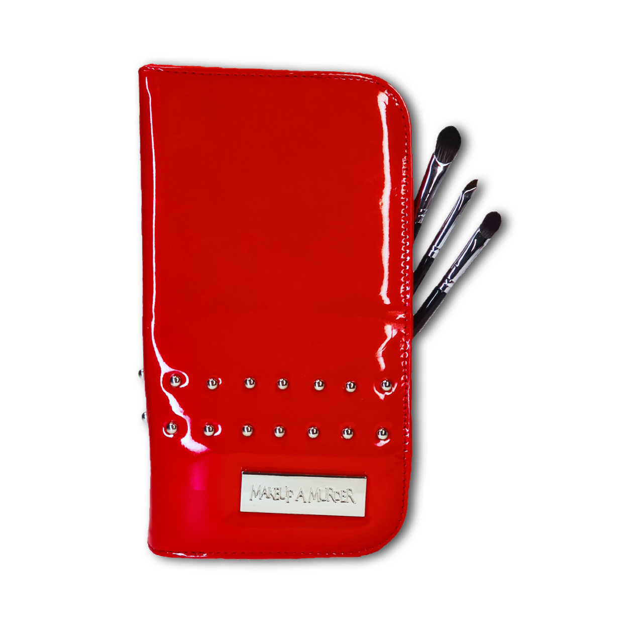 Makeup A Murder, INC Sketch Artist Brush for precise makeup application, featuring a 12mm script tip in a sleek design.