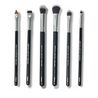 Full collection of Sketch Artist Concealer Brushes by Makeup A Murder, INC showing various brush sizes and shapes for precise application.