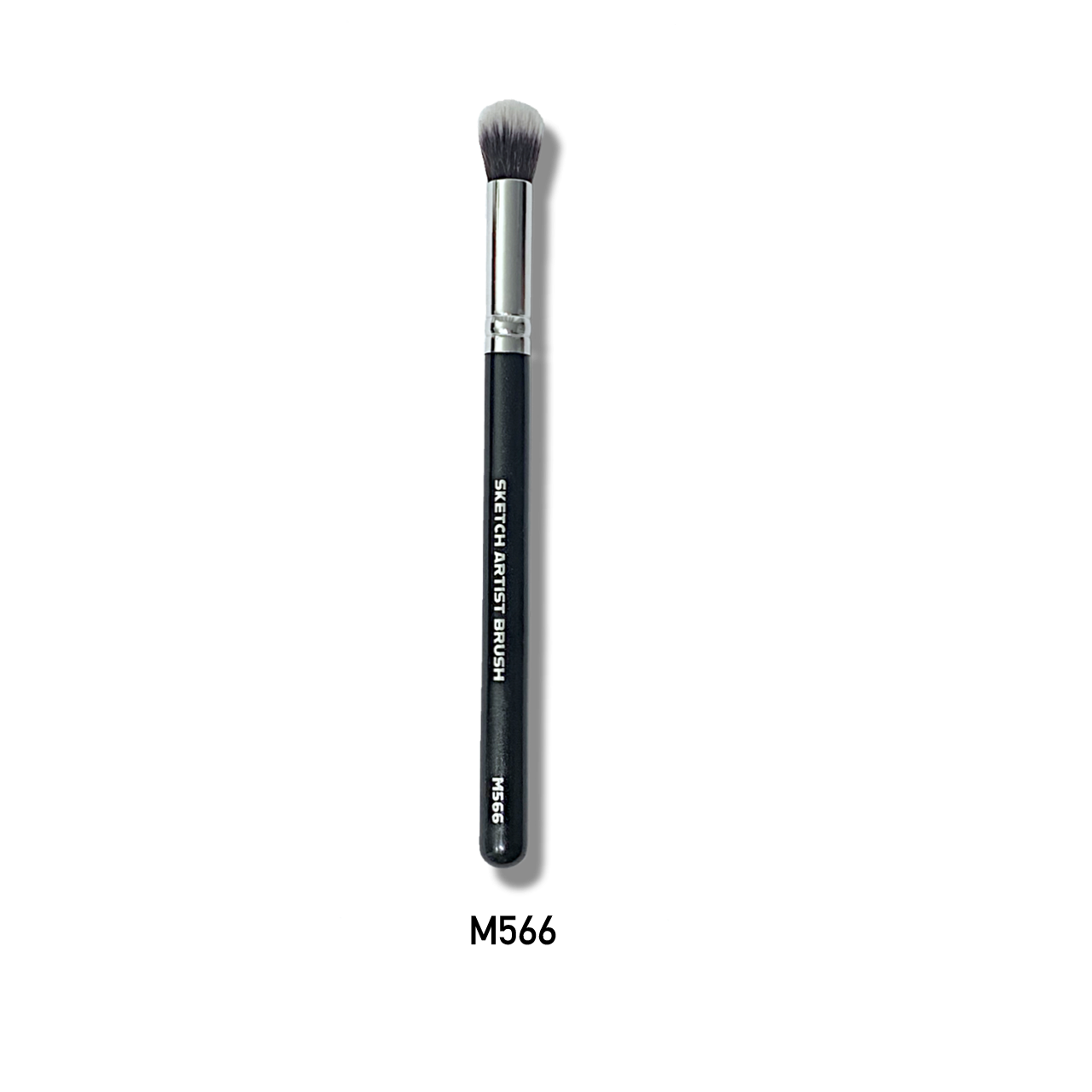 Set of Sketch Artist Concealer Brushes by Makeup A Murder, INC, arranged in a display, showcasing full collection for precise makeup application.