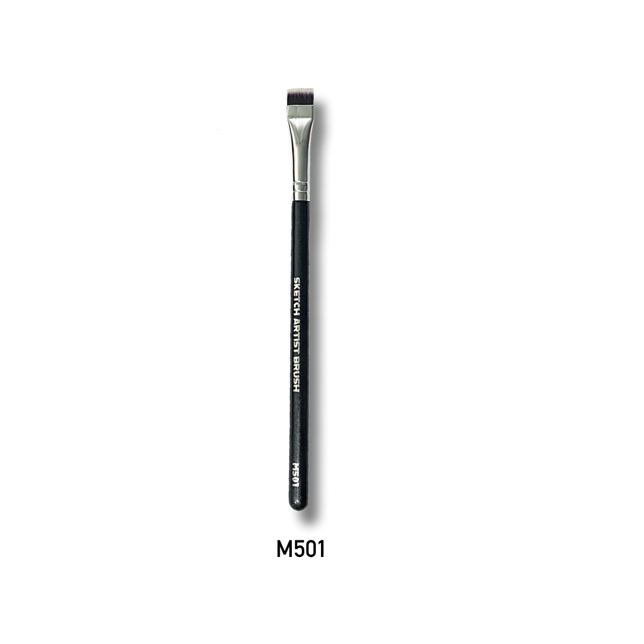 Set of Sketch Artist Concealer Brushes from Makeup A Murder, INC, featuring multiple brushes with black handles and silver ferrules.
