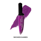 Makeup A Murder, INC rainbow liquid eyeshadow collection with red coffin design, featuring vibrant, shimmering shades in a master set