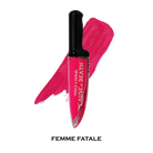 Makeup A Murder, INC Cause of Death Rainbow Liquid Eyeshadow Collection master palette with red coffin design and vibrant shades.