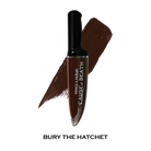 Makeup A Murder, INC Cause of Death Rainbow Liquid Eyeshadow Collection master with vibrant, colorful shades in red coffin packaging.