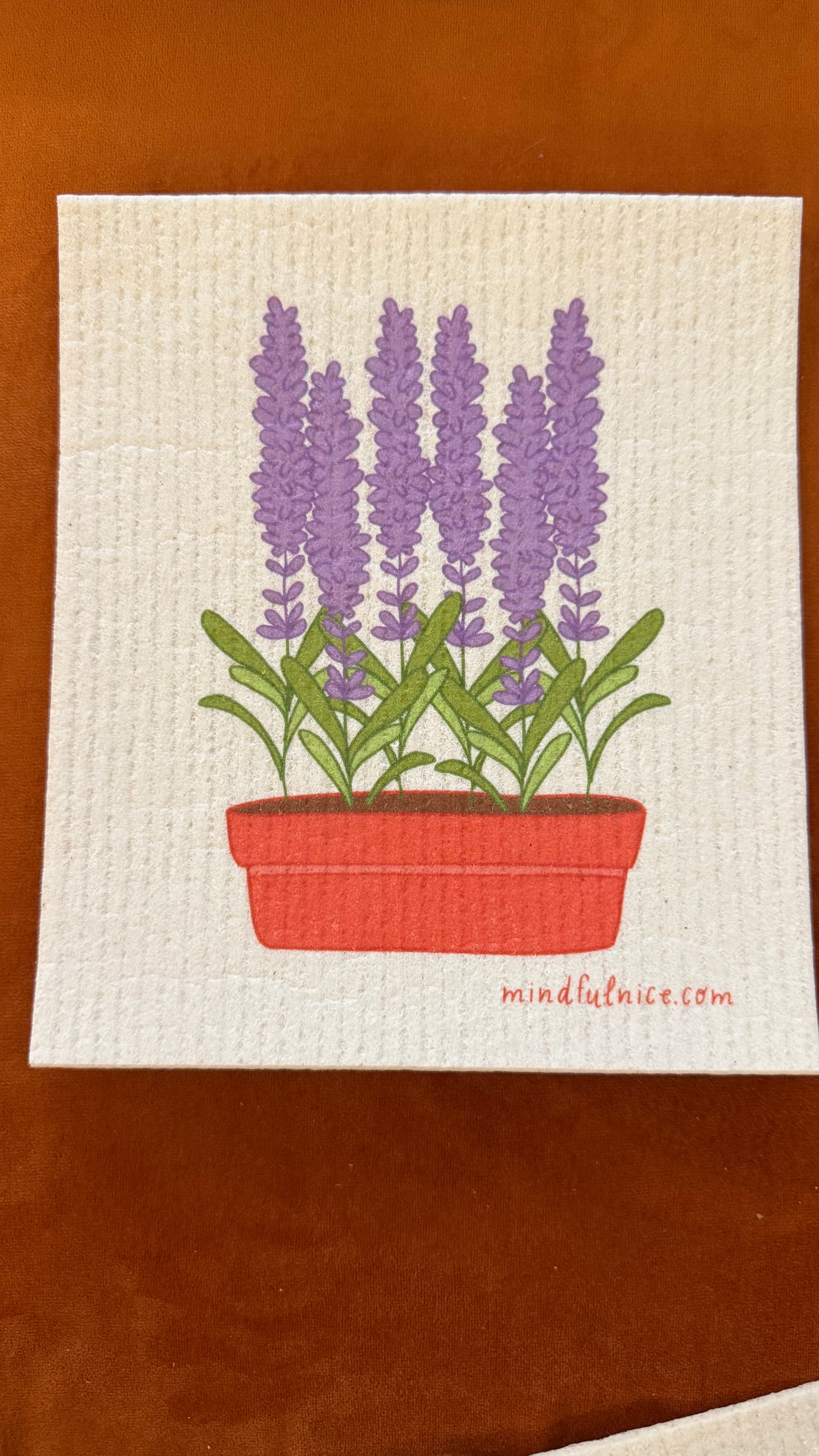 Set of Mindfulnice Swedish dishcloths for cleaning, eco-friendly gift set with colorful, reusable cloths for kitchen use.