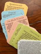 Mindfulnice Mindful Minute Activity Cards in Spanish, a mindful deck for relaxation and mindfulness practice.