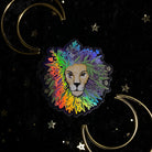 Amethystrology zodiac sticker featuring a mystical purple amethyst crystal design by Moonstruck Crystals.