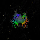 Moonstruck Crystals zodiac sticker featuring colorful crystal designs representing each zodiac sign.