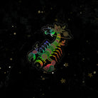 Colorful zodiac crystals sticker by Moonstruck Crystals featuring various zodiac symbols and celestial designs.