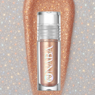 NABA Cosmetics USA Charm Liquid Eyeshadow in a sleek tube with a metallic finish and applicator wand.