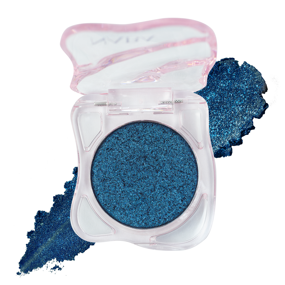 Creamy Pigment Blue Drift by NABA Cosmetics USA, vibrant blue eyeshadow with smooth, creamy texture and intense color payoff.
