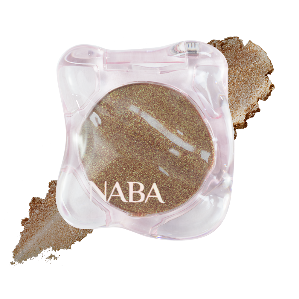 Creamy Pigment Ocean Vibes by NABA Cosmetics USA displayed in a vibrant, blue eyeshadow palette with a smooth, creamy texture.