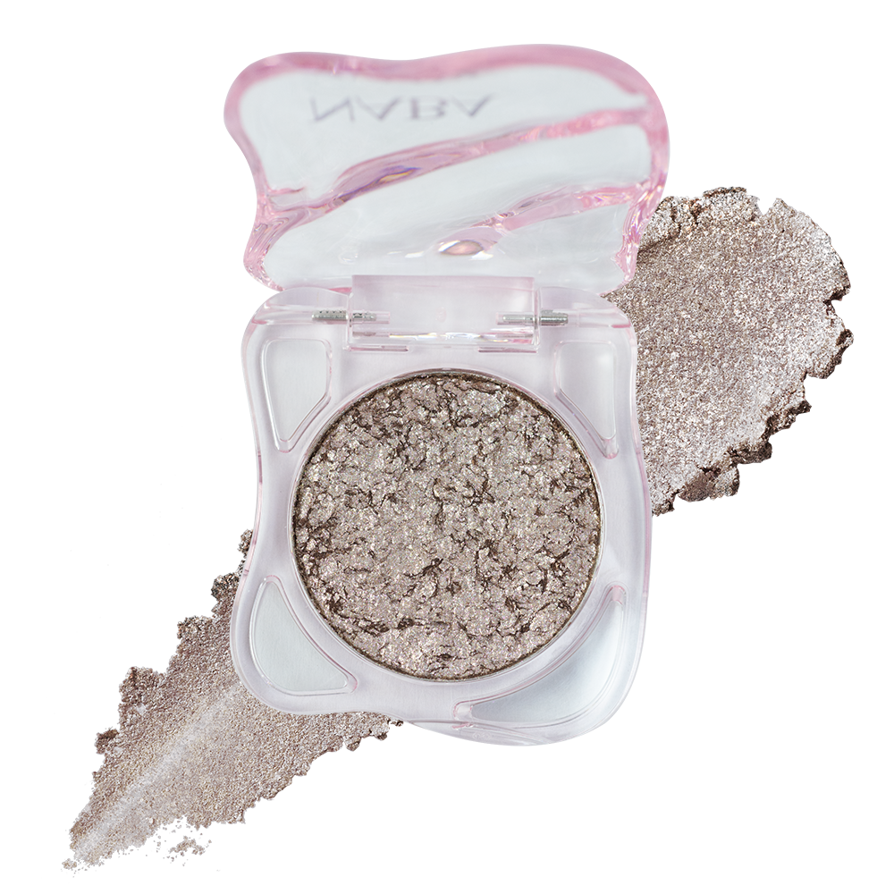 Creamy Pigment Seafoam Glow by NABA Cosmetics USA, vibrant seafoam green eyeshadow with a smooth, creamy texture.