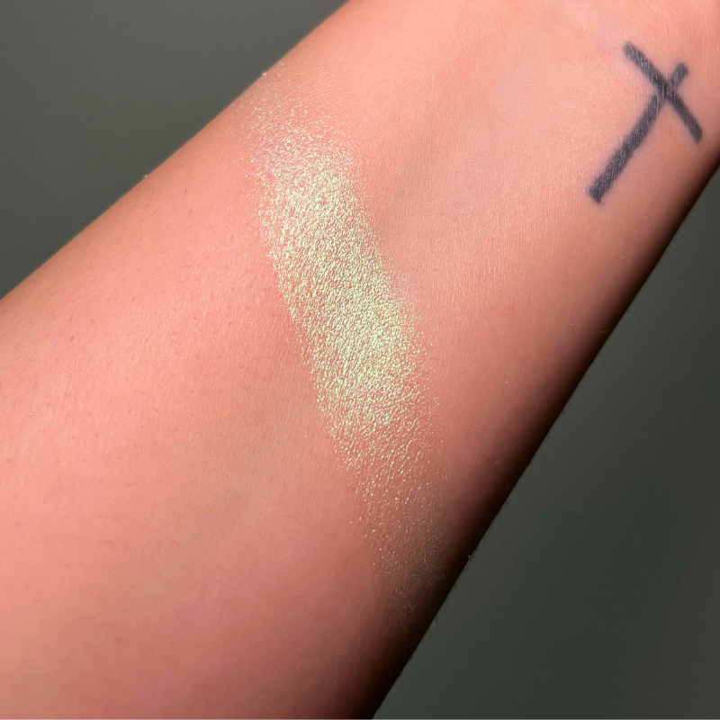 Creamy Pigment Sunny by NABA Cosmetics USA, vibrant yellow-orange eyeshadow or pigment in a sleek container.