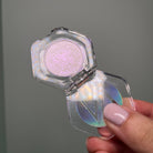 Creamy Pigment Tulip eyeshadow by NABA Cosmetics USA in a vibrant, blendable pink-orange shade with a smooth creamy texture.