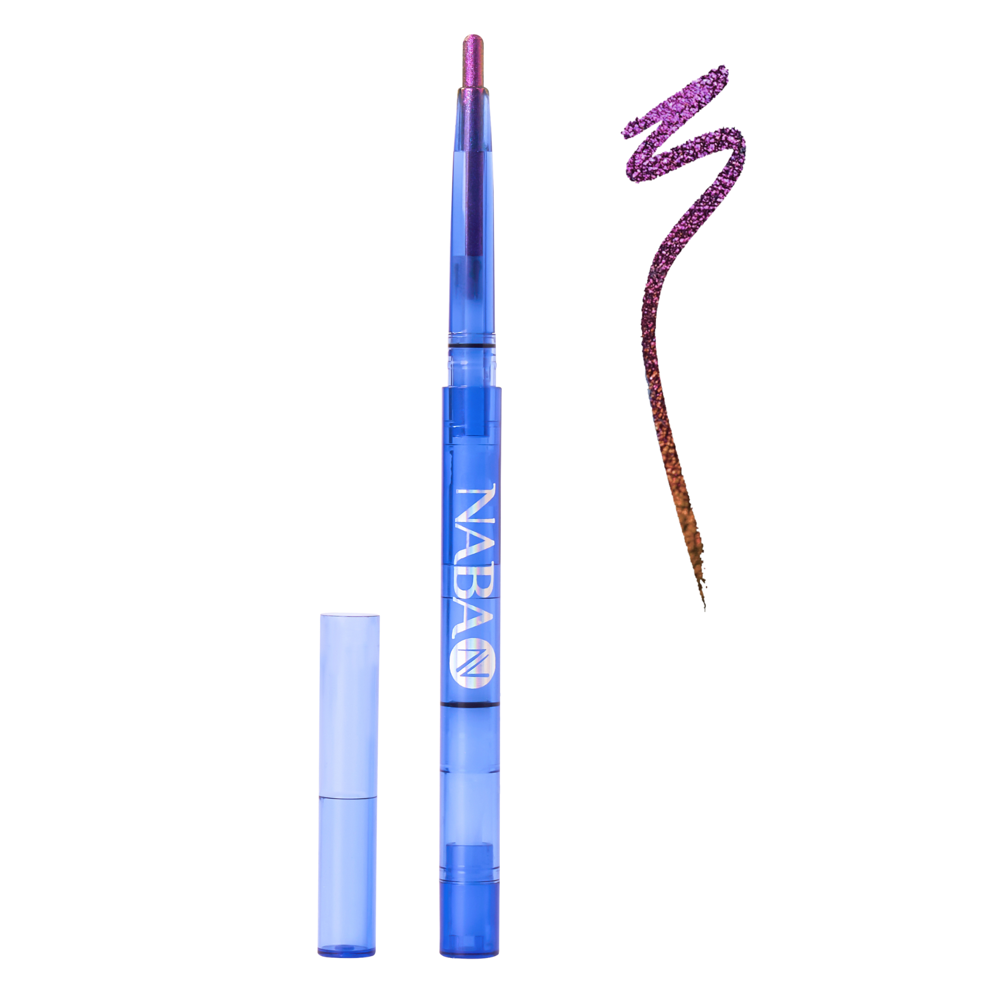 NABA Cosmetics USA Eyeliner Too Much in black, smooth gel pencil with sharp tip for precise eye lining and bold look.