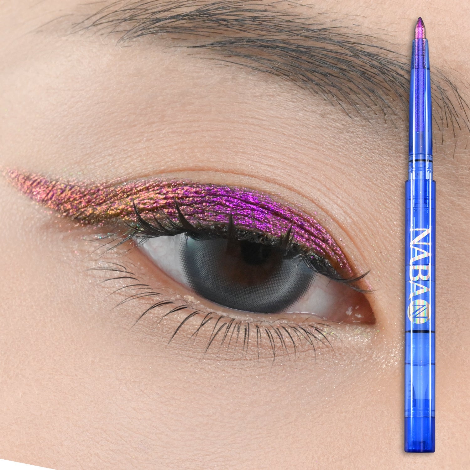 NABA Cosmetics USA Eyeliner Too Much in sleek black eyeliner pencil with sharp tip for precise application