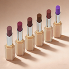 Glass Lipstick Manhattan by NABA Cosmetics USA featuring a sleek, transparent glass tube and vibrant lipstick shade.