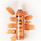 Shimmering golden body lava from NABA Cosmetics USA with a smooth, luminous texture for radiant skin.