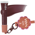 NABA Cosmetics USA Cherry lip gloss tube with clear packaging and vibrant red cherry shade visible inside