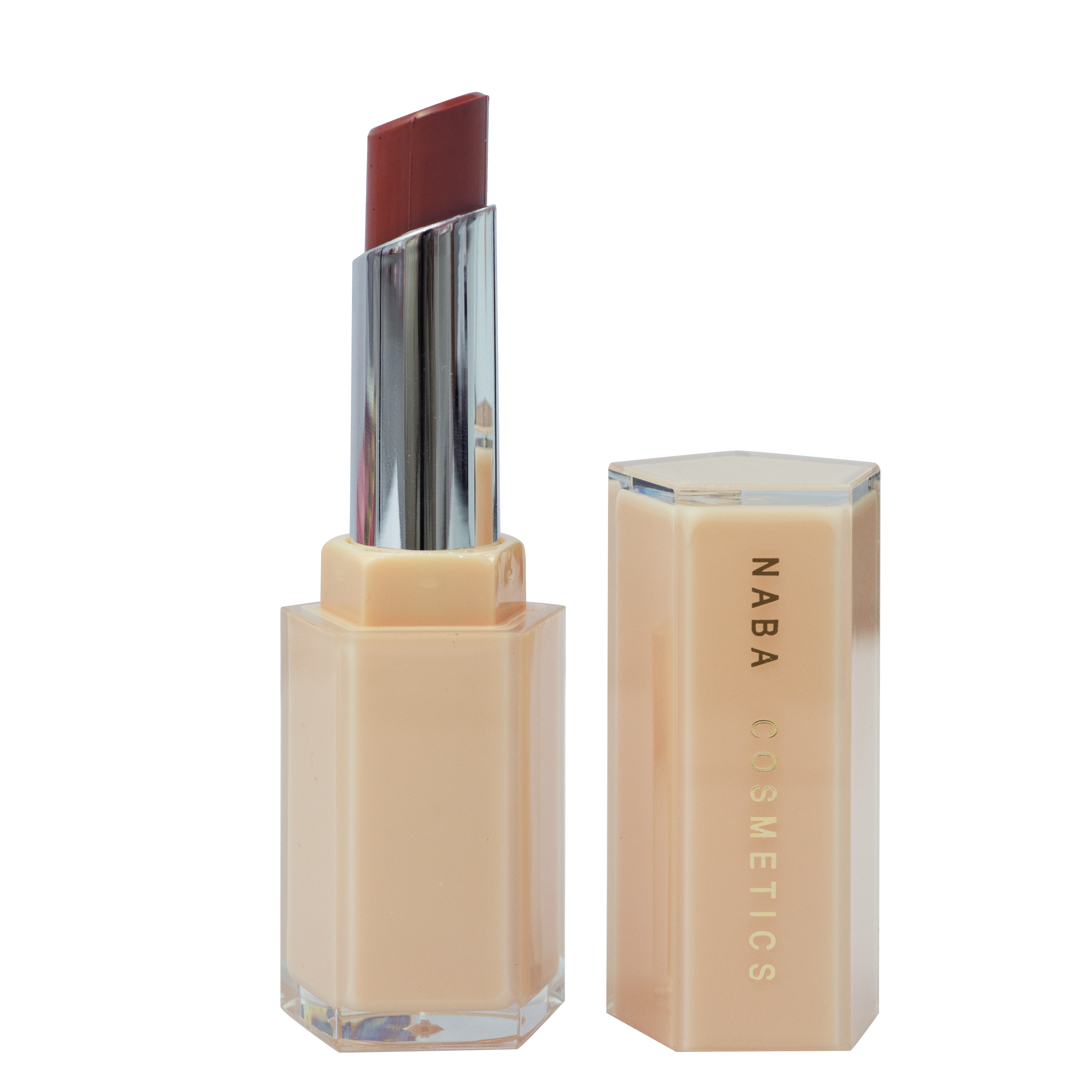 NABA Cosmetics USA 6-piece lipstick kit featuring a variety of shades in sleek tubes, perfect for versatile makeup looks.