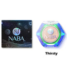 NABA Cosmetics USA Multichrome Creamy Pigment Thirsty in vibrant, shimmering shades, showcased in a close-up of the creamy texture.
