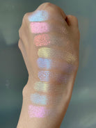 NABA Cosmetics USA Pigment Palette Orbit with vibrant colorful eyeshadows in sleek compact for creative eye makeup looks.