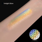 Rainbow Creamy Pigment Twilight Glow by NABA Cosmetics USA, vibrant multi-color eyeshadow or highlighter with a creamy texture.