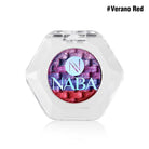 Rainbow Creamy Pigment Verano Ved by NABA Cosmetics USA, vibrant rainbow-colored cream pigment in a sleek container.