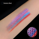 Rainbow Creamy Pigment Verano Ved by NABA Cosmetics USA, vibrant rainbow-colored creamy pigment in a jar.