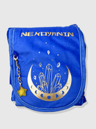 Galaxy makeup bag by Nekoyanin featuring a vibrant galaxy print and zip closure, perfect for cosmetics and accessories.