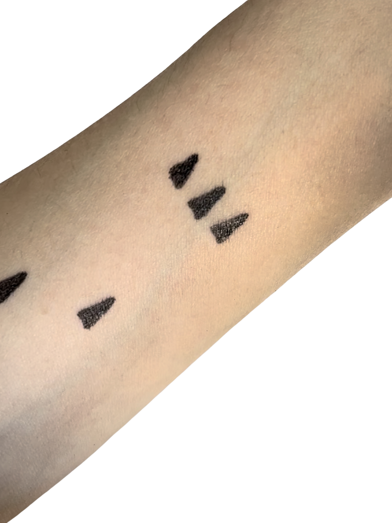 Black cat girl winged eyeliner stamp and eraser from Nekoyanin, featuring a cute cat-themed design for precise makeup application.