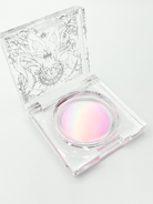 Nekoyanin anime color changing blush in clear quartz shade, featuring a compact blush with a pastel pink hue and decorative design.