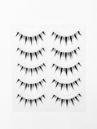 Nekoyanin Zodiac Manga Lashes featuring Cancer zodiac design with long, curled black false eyelashes.