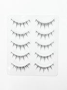 Nekoyanin Zodiac Manga Lashes featuring Cancer zodiac design with long, curved black eyelash extensions.
