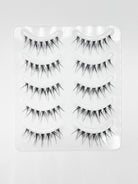 Nekoyanin Zodiac Manga Lashes featuring Cancer zodiac design with long, curled black false eyelashes on a white background.