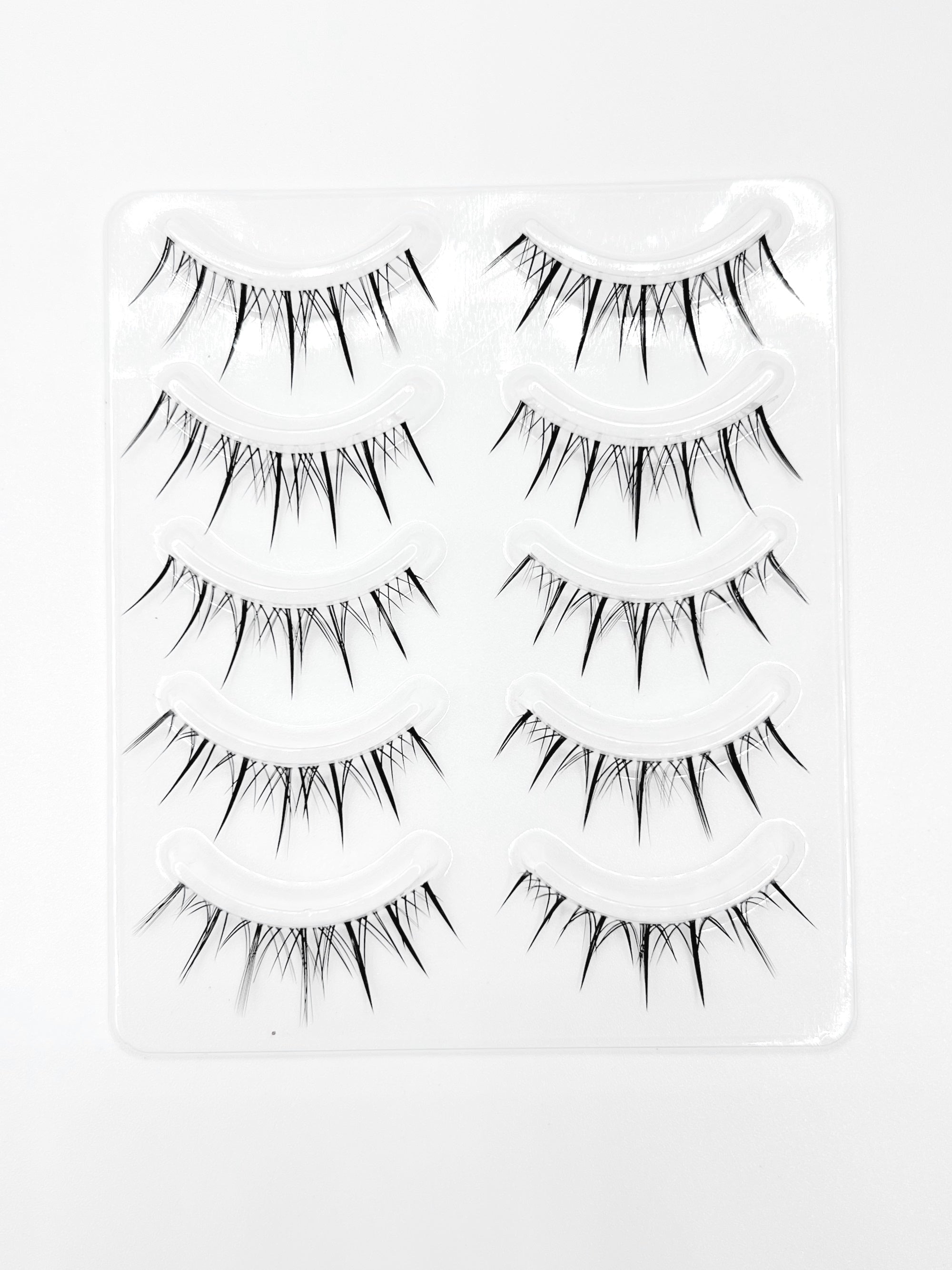 Nekoyanin Zodiac Manga Lashes for Cancer zodiac sign with detailed, artistic lash design featuring zodiac symbol and manga style.