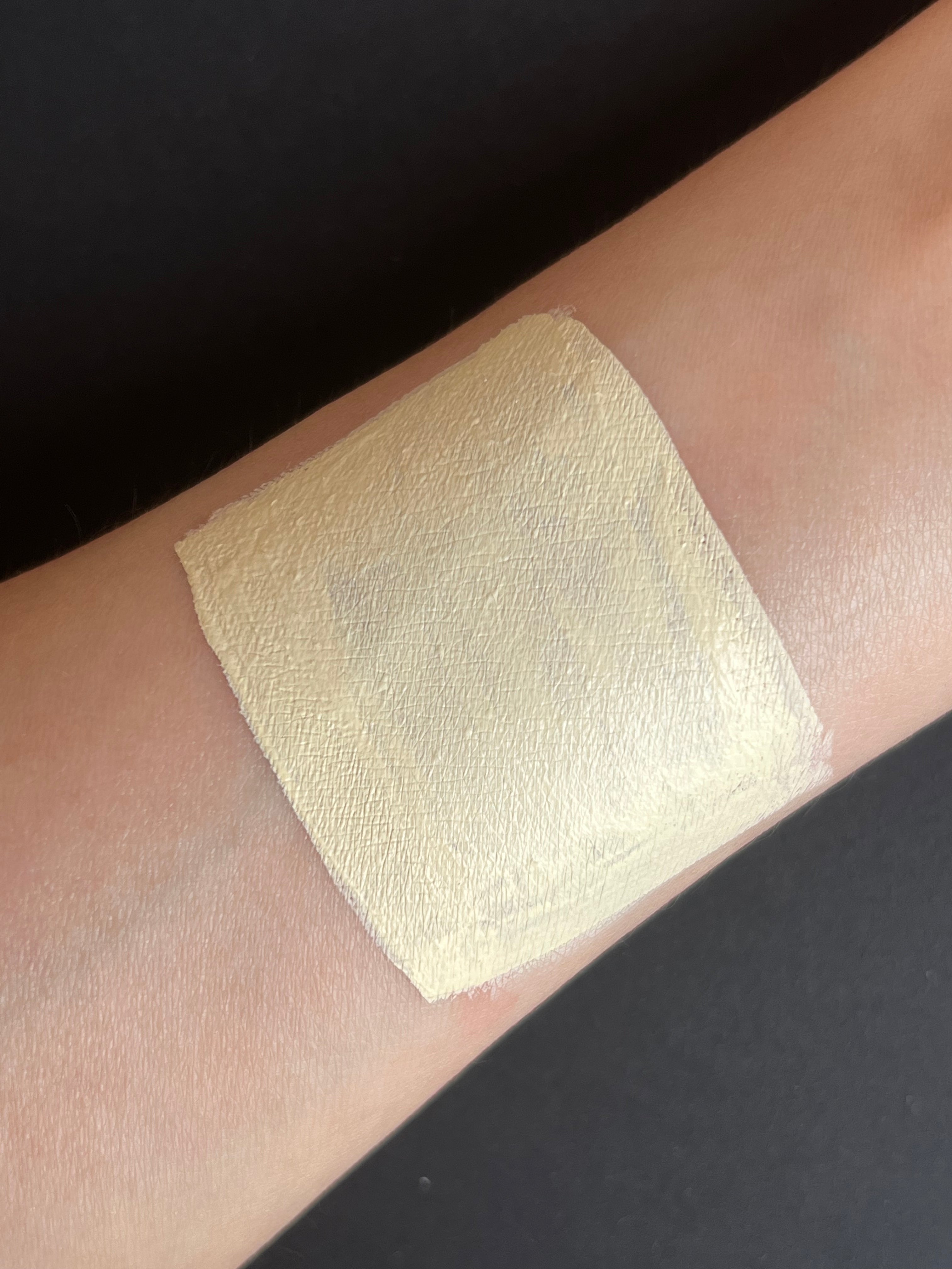 Ivory beige water-activated graphic eyeliner by Nekoyanin displayed on a white background.