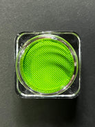 Nekoyanin 22 Kelly green water-activated graphic liner with vibrant, bold ink visible on smooth eyeliner surface.
