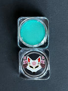 Nekoyanin 23 Cyan Water Activated Graphic Liner with vibrant blue ink, shown with the liner tip visible for detailed application.