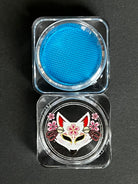 Nekoyanin 25 Cerulean Blue Water Activated Graphic Liner showing the vibrant blue pen with water-activated ink.