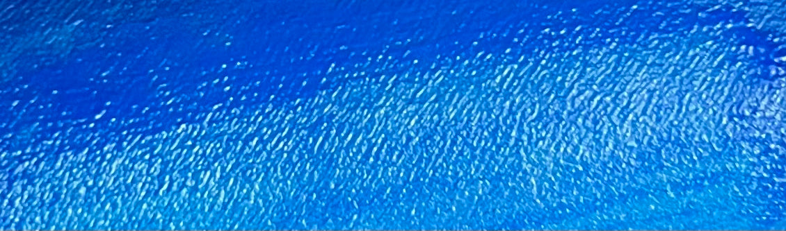Nekoyanin 27 Azure Blue Water Activated Graphic Liner, vivid blue liquid eyeliner with water-activated design on a white background.