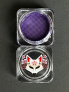 Nekoyanin Indigo (Purple) Water Activated Graphic Liner featuring a sleek, vibrant design for bold eye makeup looks.