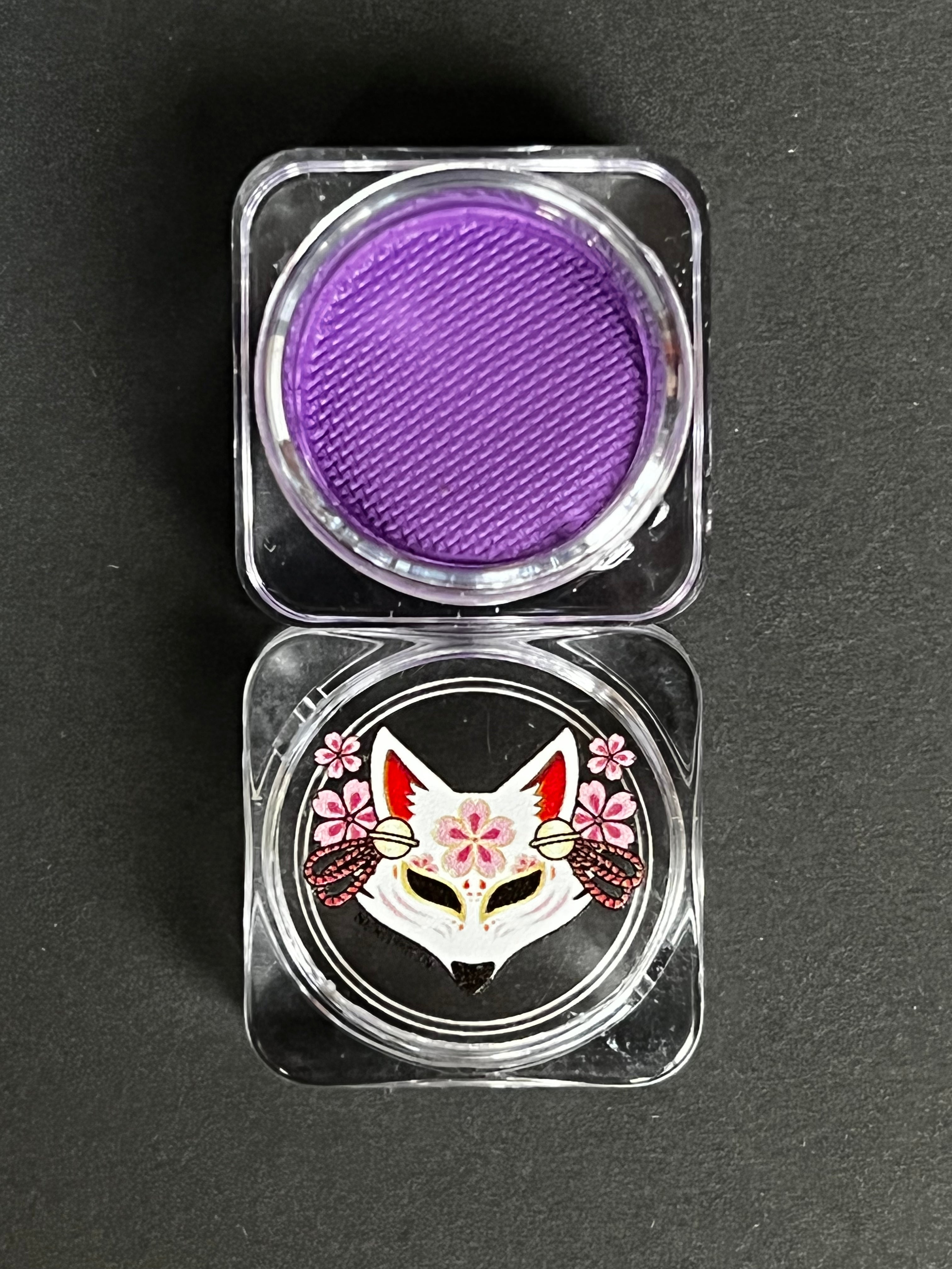 Purple Grape Water Activated Graphic Liner by Nekoyanin, vibrant makeup eyeliner with water-activated design and bold color.