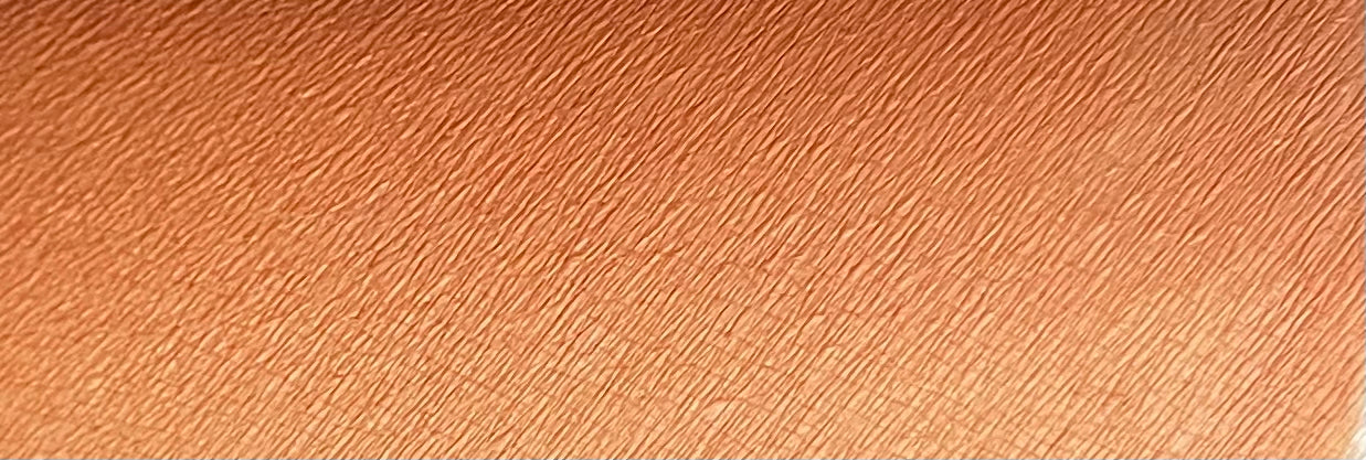 Nekoyanin Sandy brown water-activated graphic eyeliner displaying a bold, artistic eye makeup look.