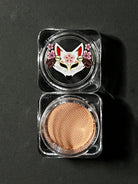 Nekoyanin Latte Brown Water Activated Graphic Liner showing brown liquid eyeliner with graphic design on a white background