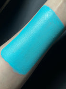 Nekoyanin 46 Teal Blue Water Activated Graphic Liner with bold, colorful design and water-activated ink on a plain background.